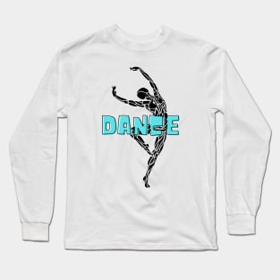 Dance Sport Dancer Silhouette Artwork Long Sleeve T-Shirt